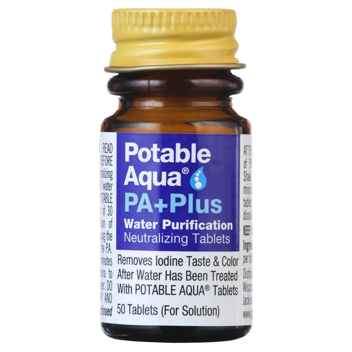 Water Purification Tablets, Two 50 Count Bottles R4066