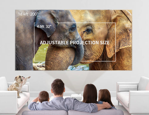 1080P Supported Mini LED Portable Projector I7201