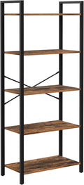 5-Tier Bookshelf with Steel Frame R630293