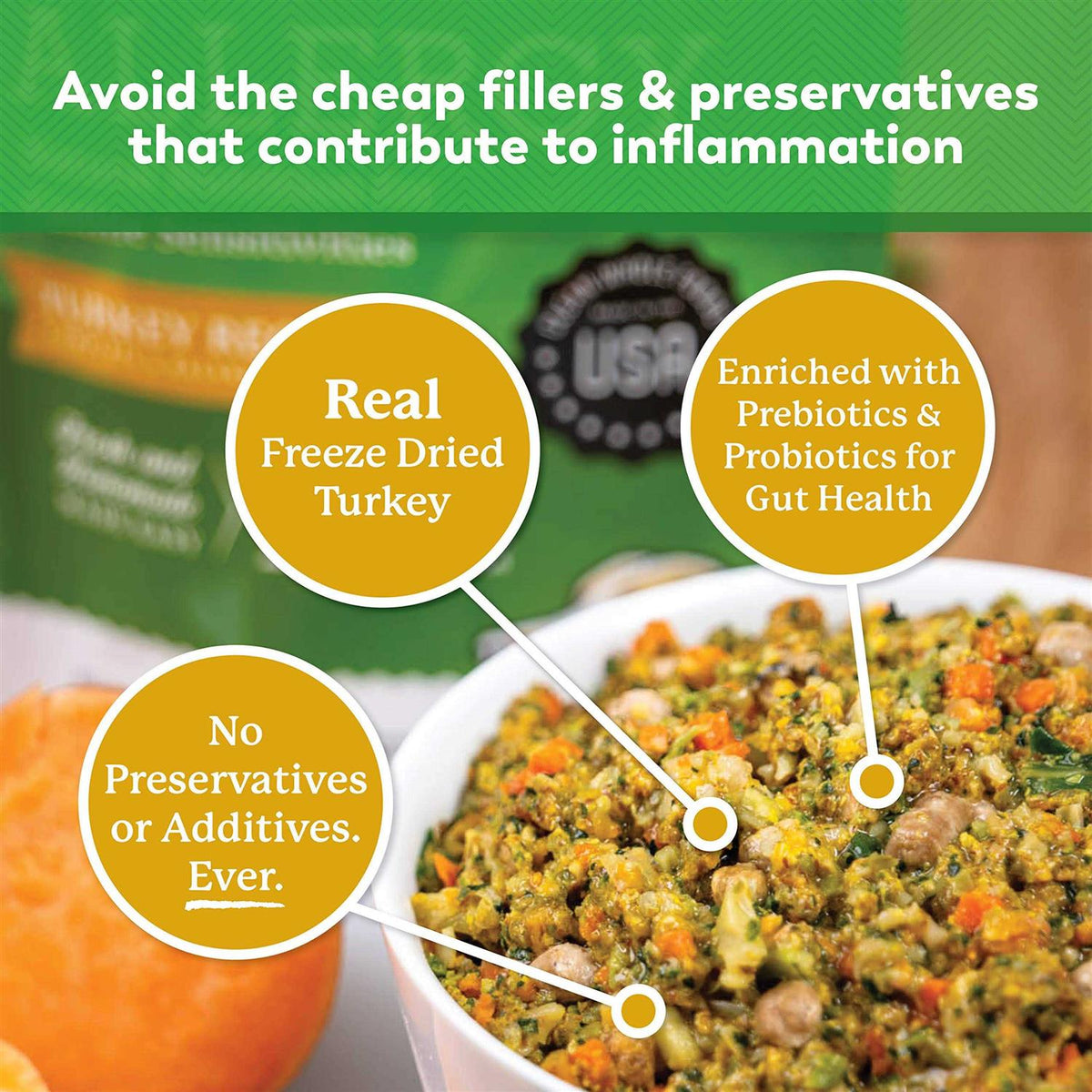 Turkey Recipe Human Grade Dog Food Q96893