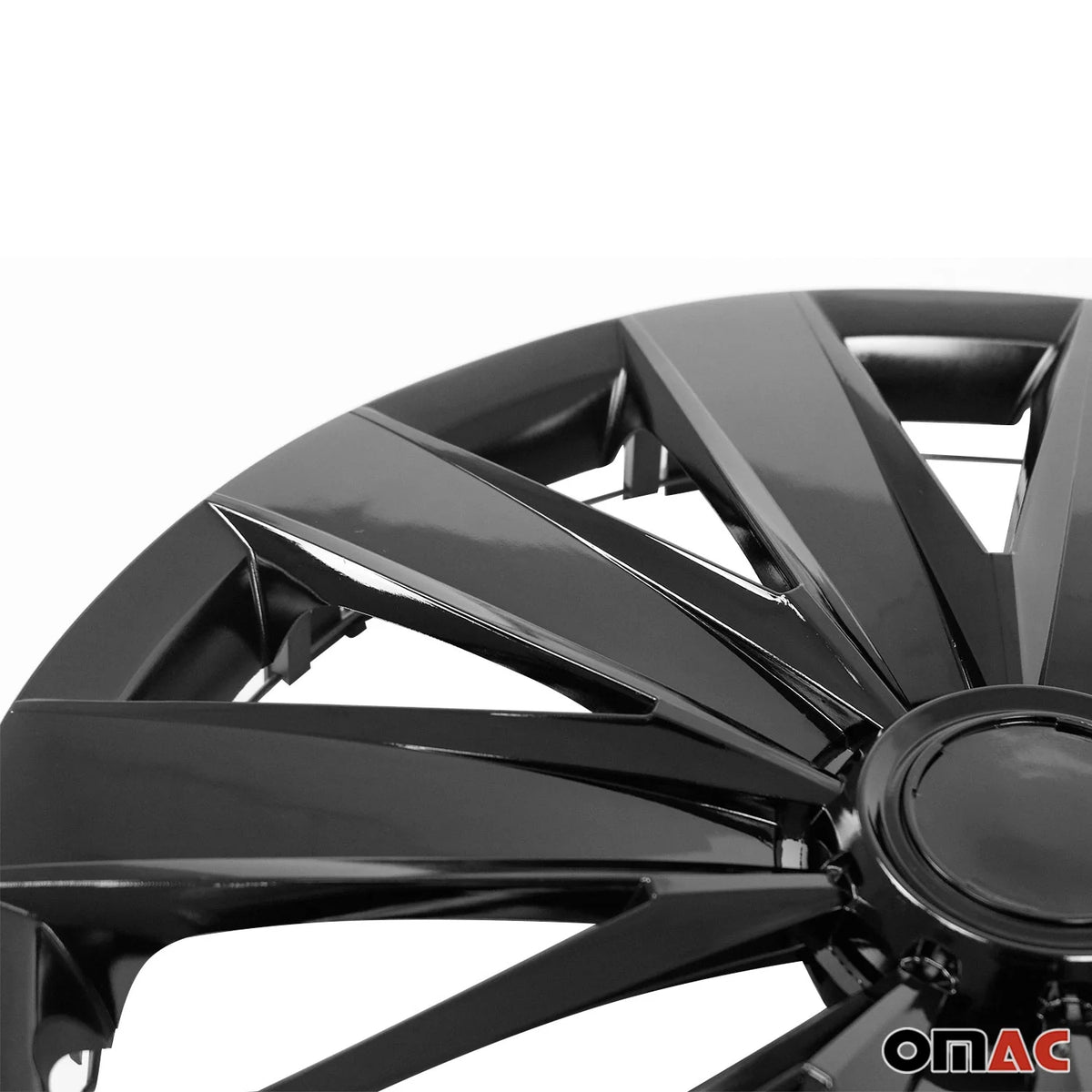 16 Wheel Covers Hubcaps 4Pcs Black W437190