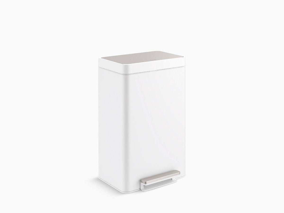 13 gal. Stainless Steel Step-On Trash Can K8576