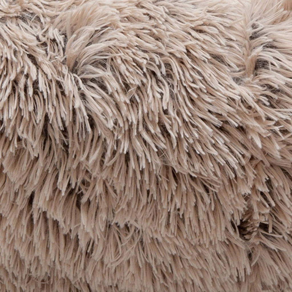 Long Fur Donut Dog Bed I9569