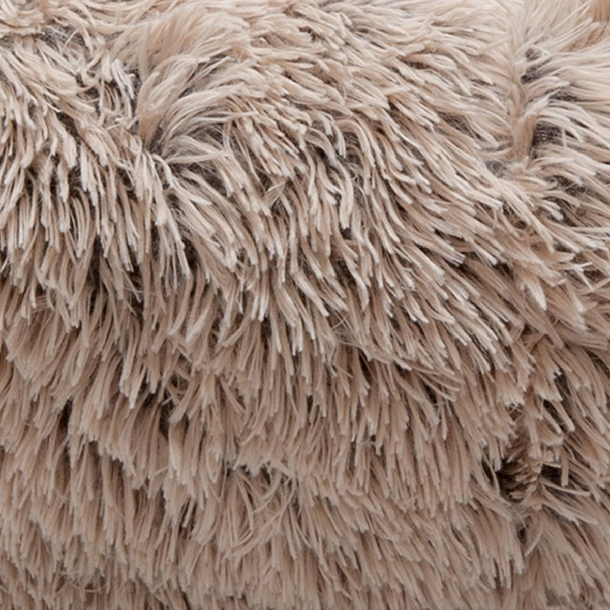 Long Fur Donut Dog Bed I9569
