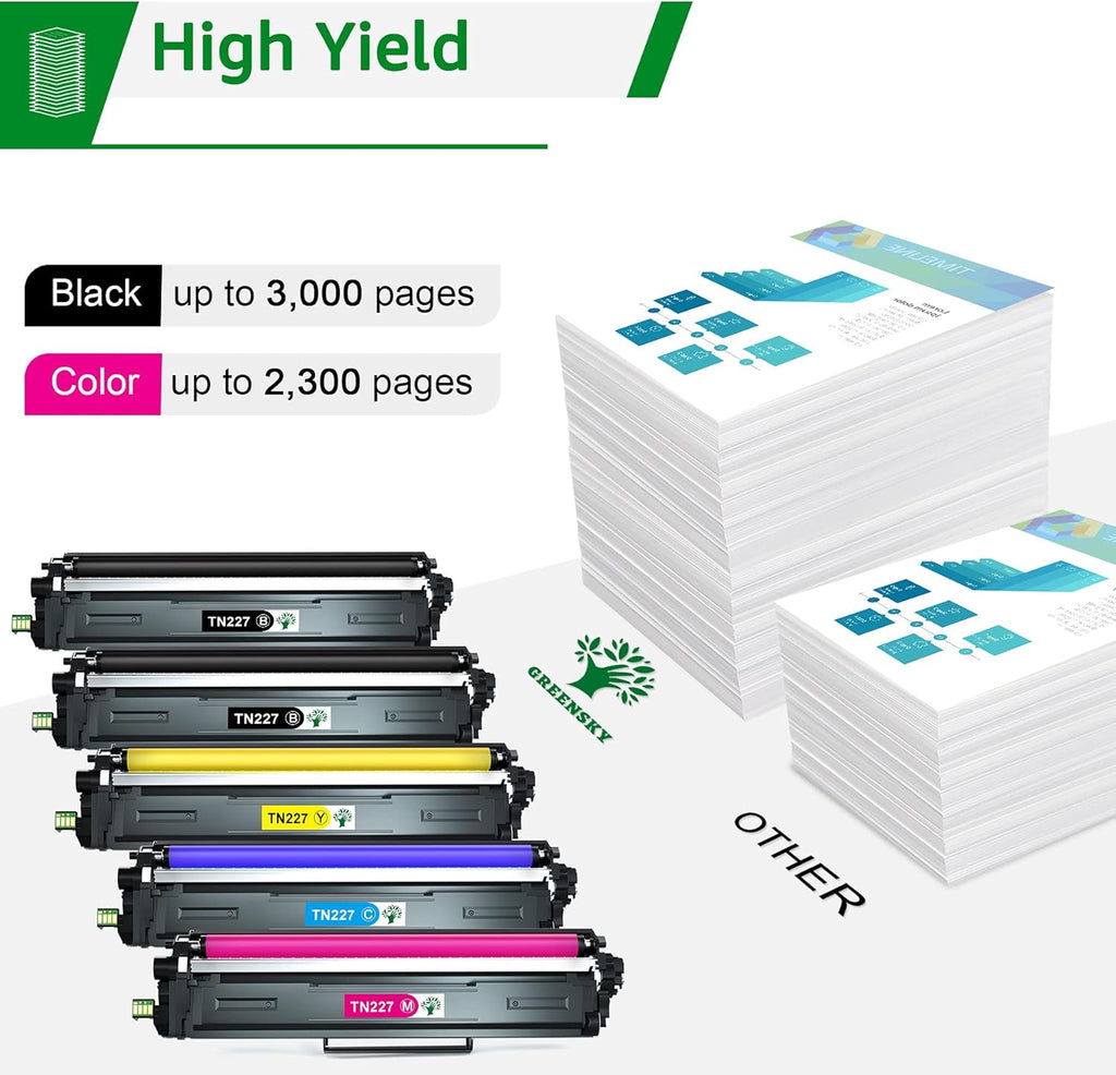 Compatible Toner Cartridge Replacement 5-Pack T8055