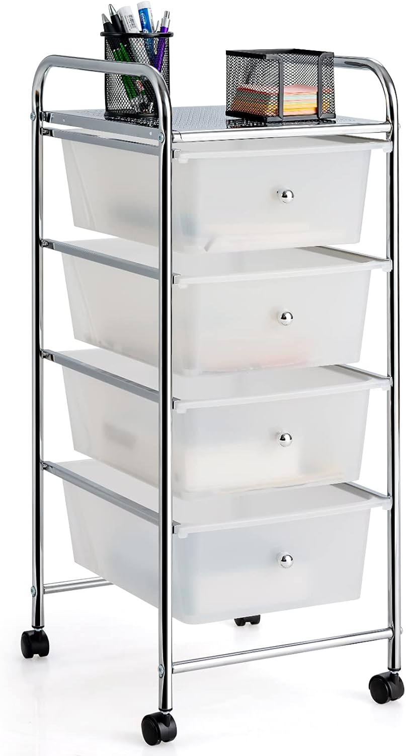 4 Drawer Rolling Storage Cart L852