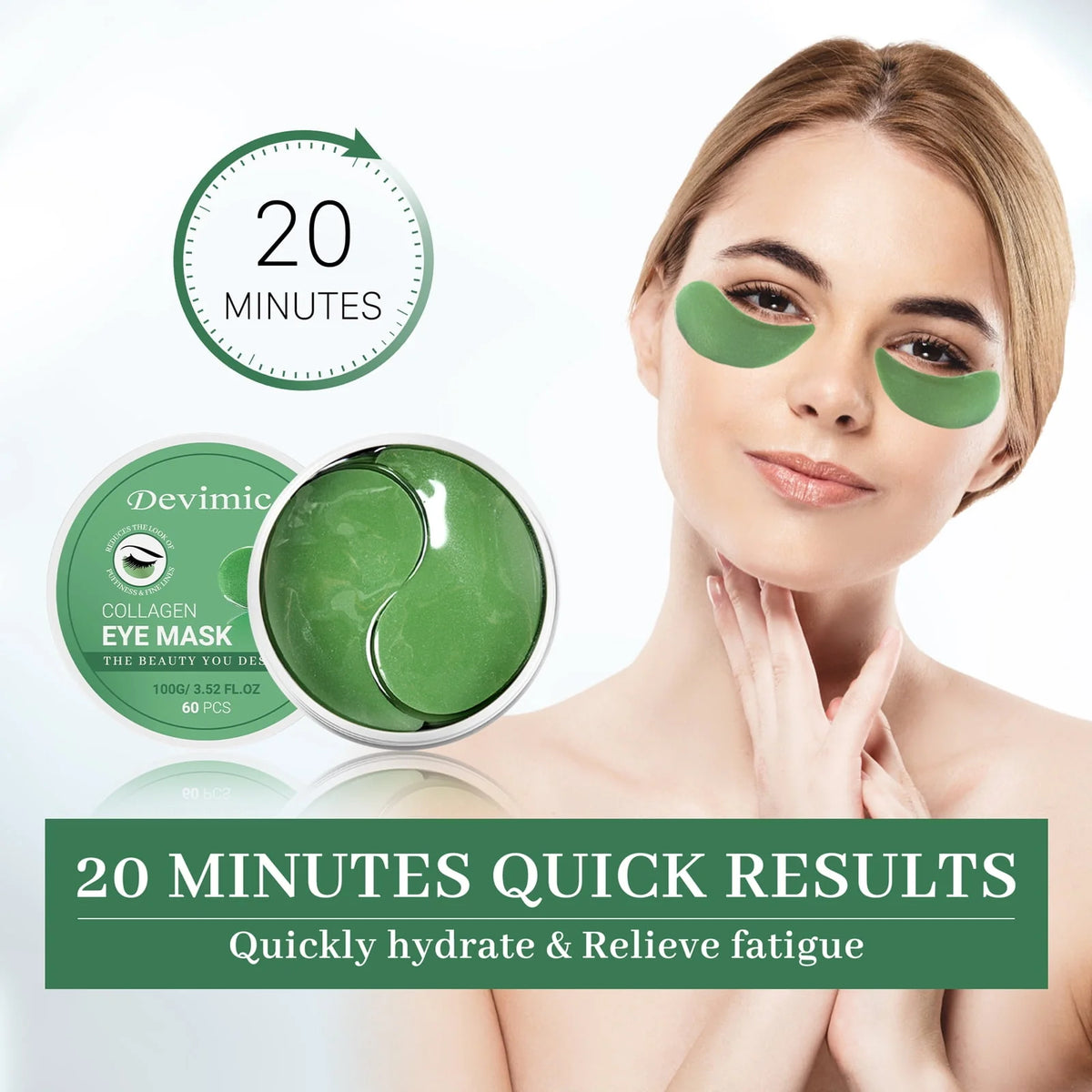 Seaweed Gel Under Eye Mask 30 Pairs N23101