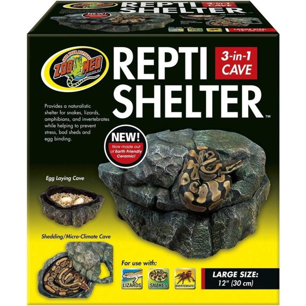 Reptile Shelter 3 in 1 Cave J804