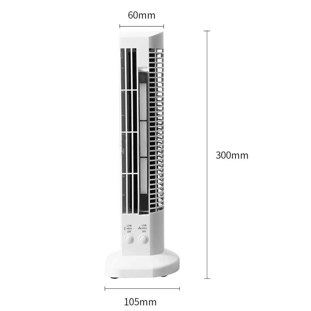 Quiet Oscillating Tower Fan with USB H3477