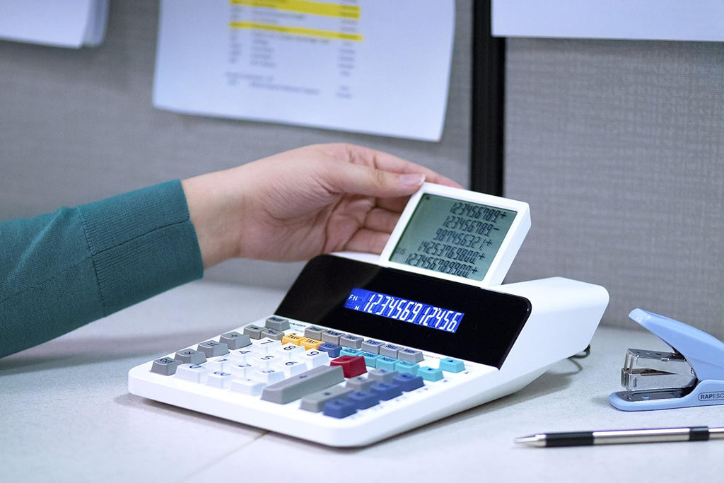 12-Digit LCD Paperless Printing Calculator U248883