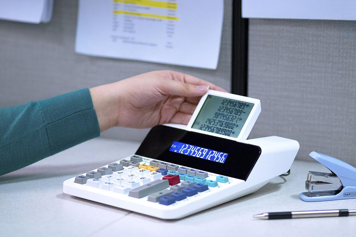 12-Digit LCD Paperless Printing Calculator U248883