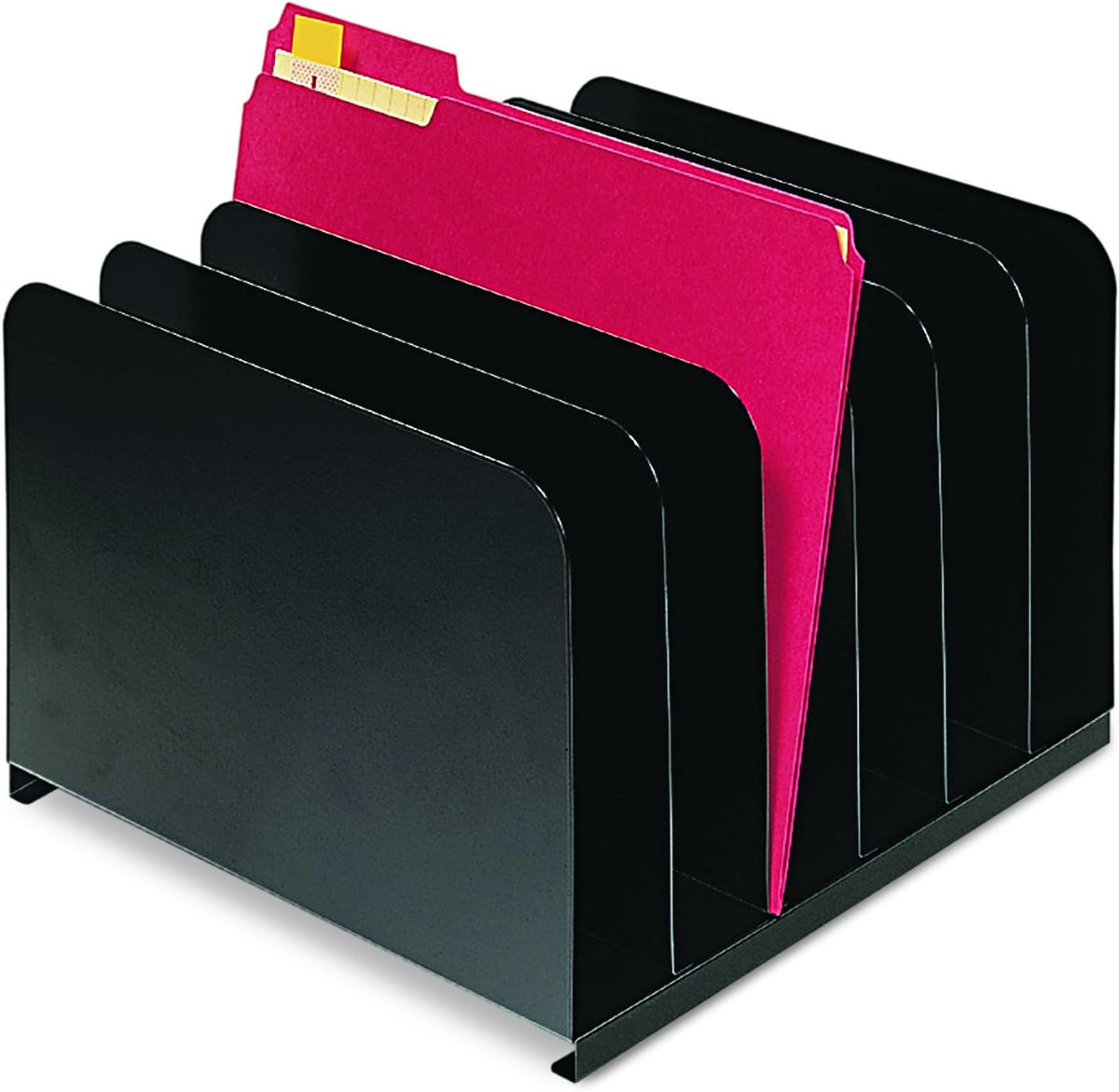 Black Steel Vertical Organizer Z970