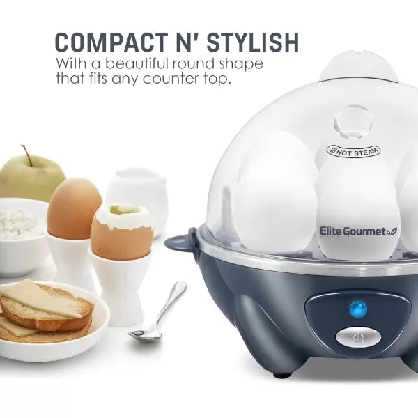 Electric 7 Egg Capacity Cooker with Auto Shut-Off J201455