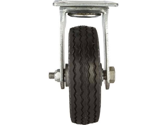 6in Swivel Flat-Free Rubber Foam Filled Caster 200lb Cap Sawtooth Tread M760