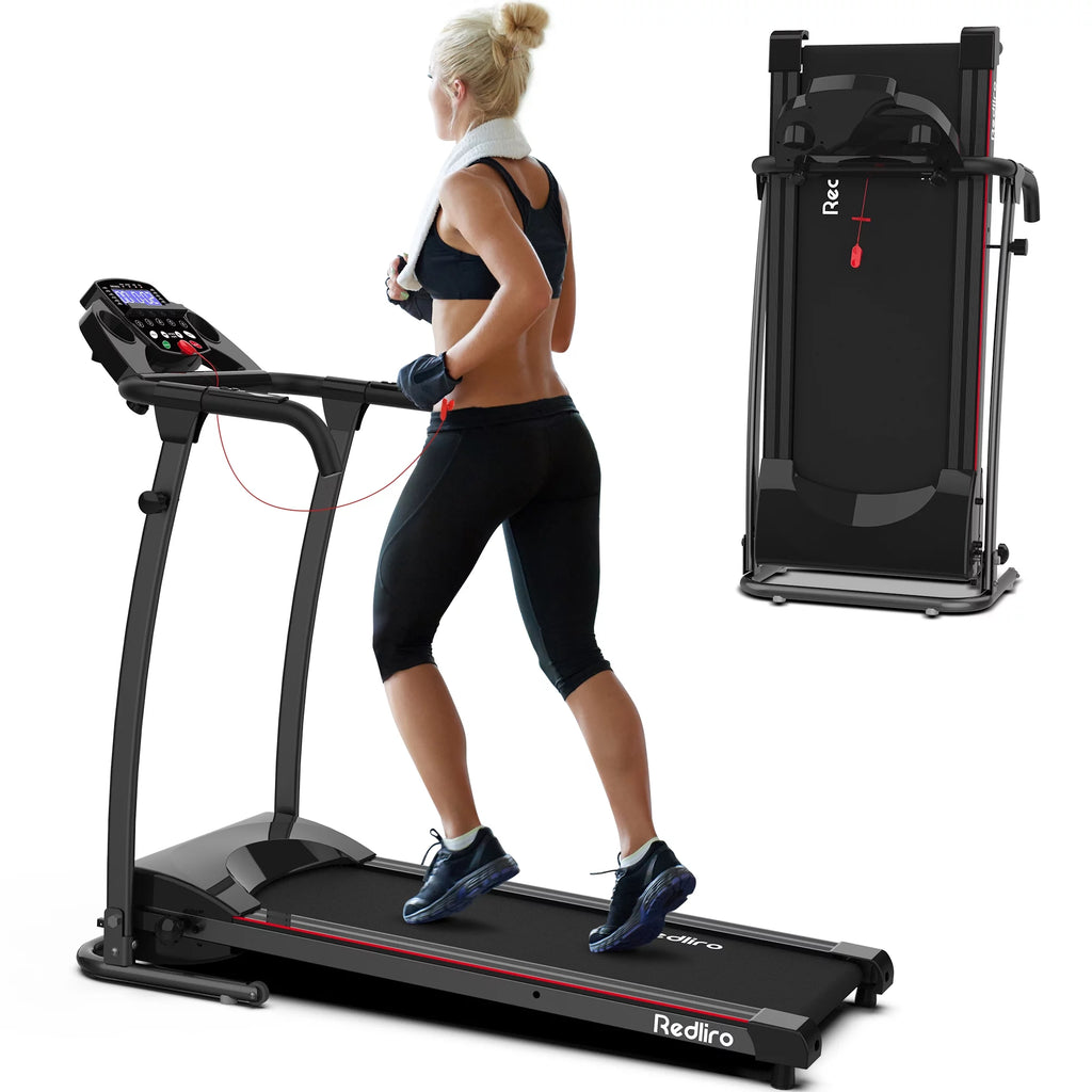 Portable Folding Treadmill Incline Electric Walking Running Machine H382706