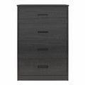 Black Oak 4 Drawer Dresser A8364