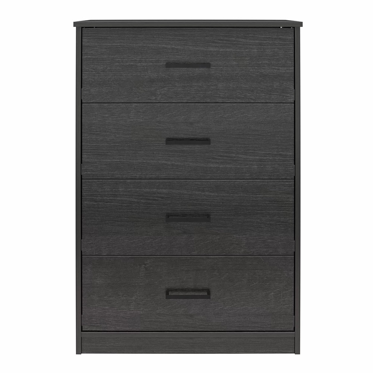 Black Oak 4 Drawer Dresser A8364