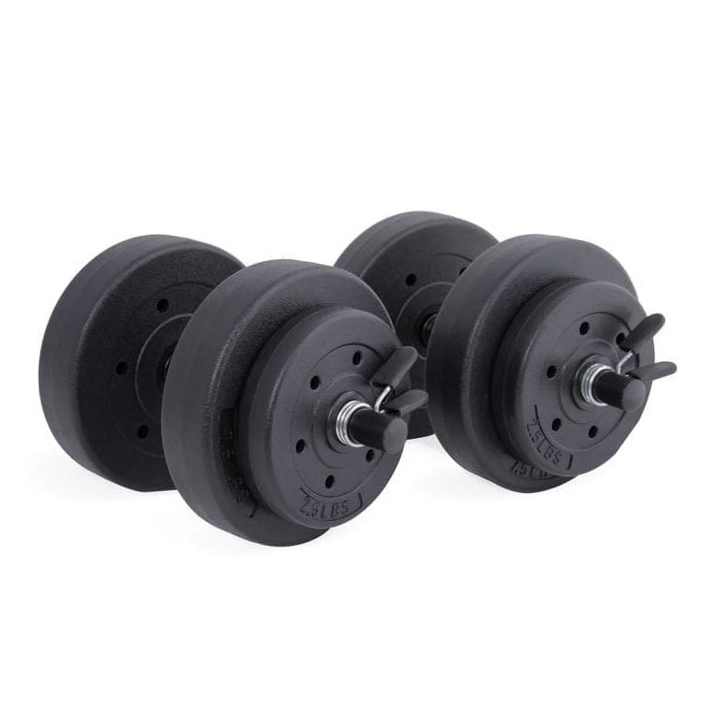 40lb Adjustable Vinyl Dumbbell Set X607971