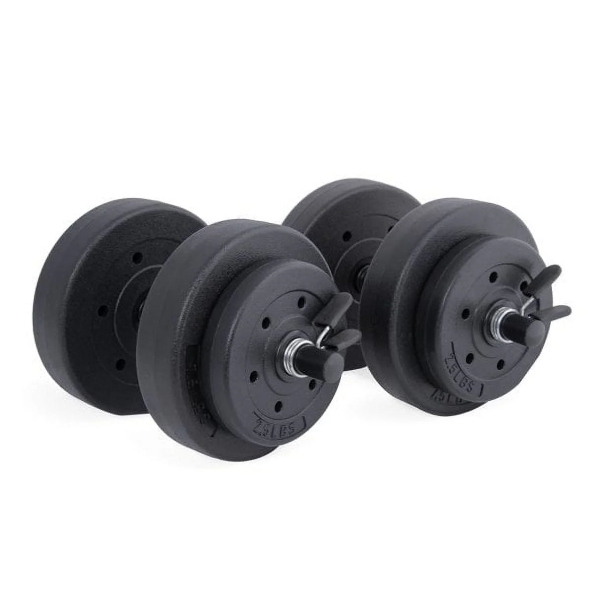 40lb Adjustable Vinyl Dumbbell Set X607971