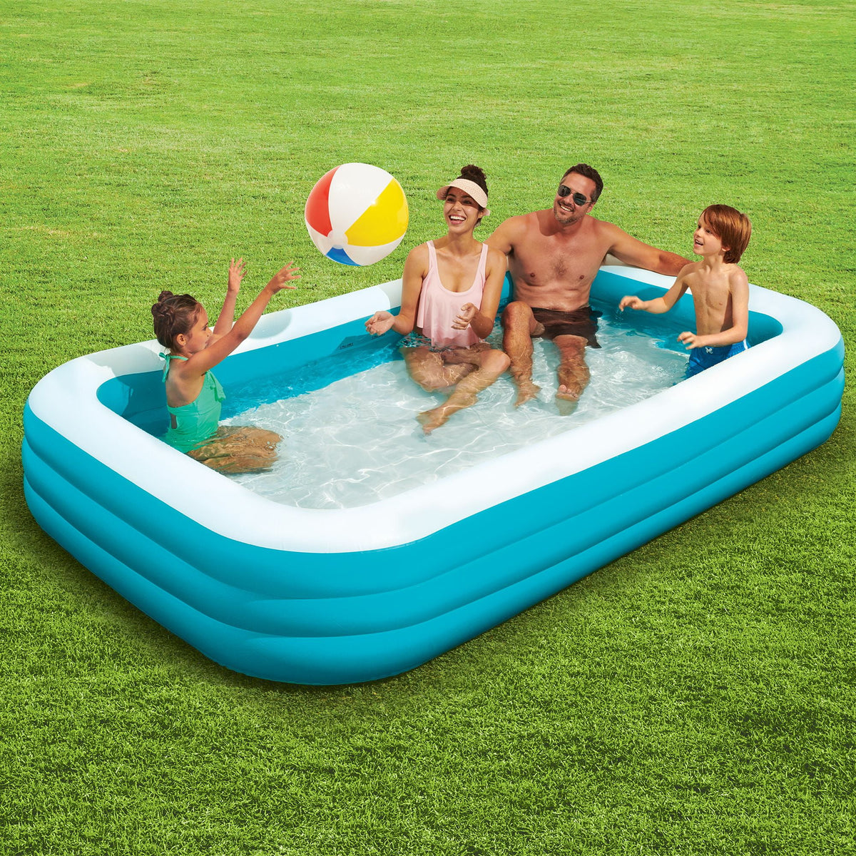 Rectangular Inflatable Family Pool P81287
