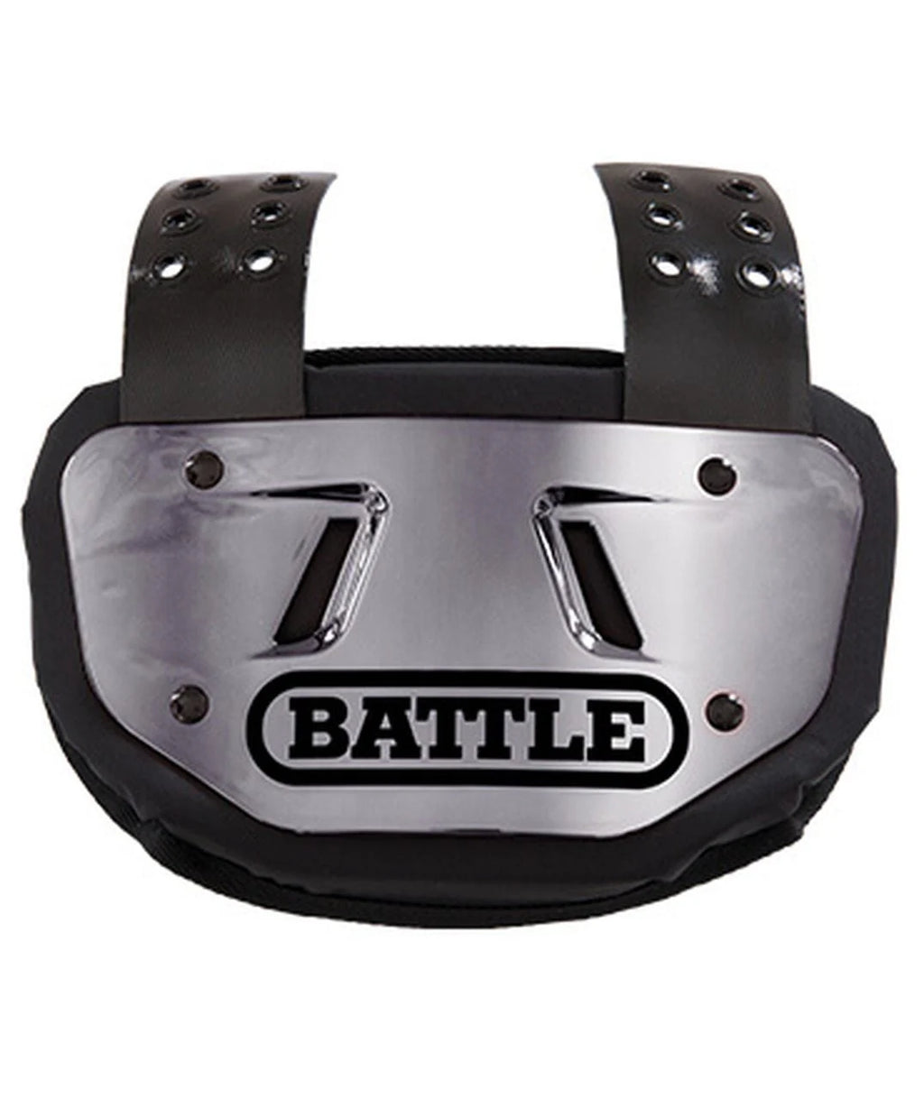 Youth Chrome Protective Football Back Plate Blue I924234