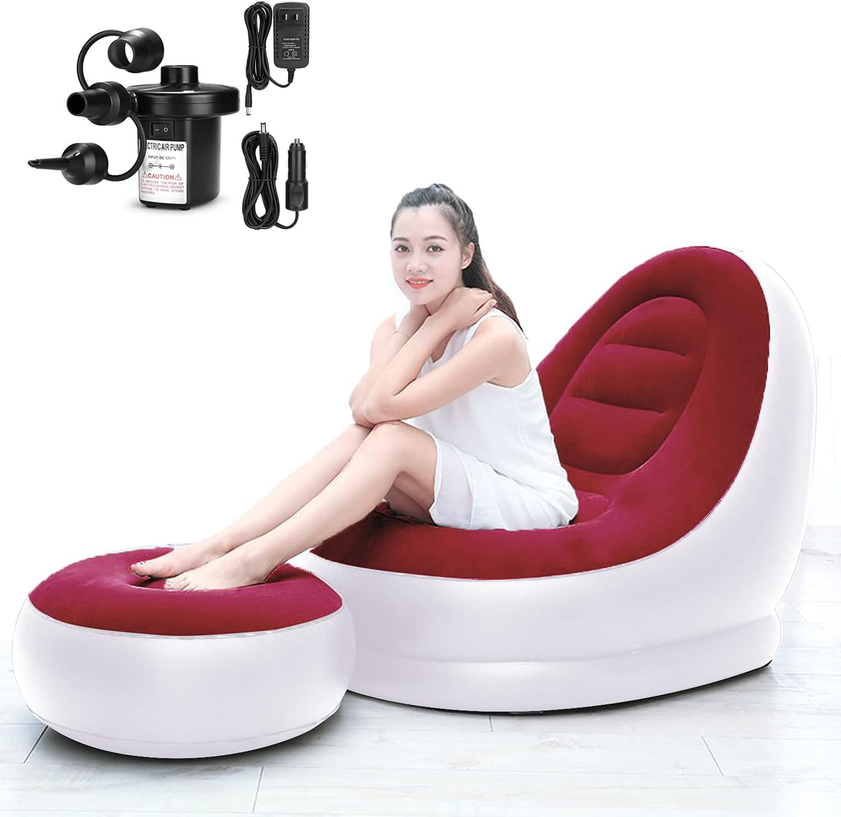 Inflatable Lounge Chair with Air Pump C115268