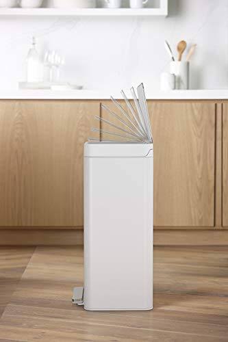 13 gal. Stainless Steel Step-On Trash Can K8576