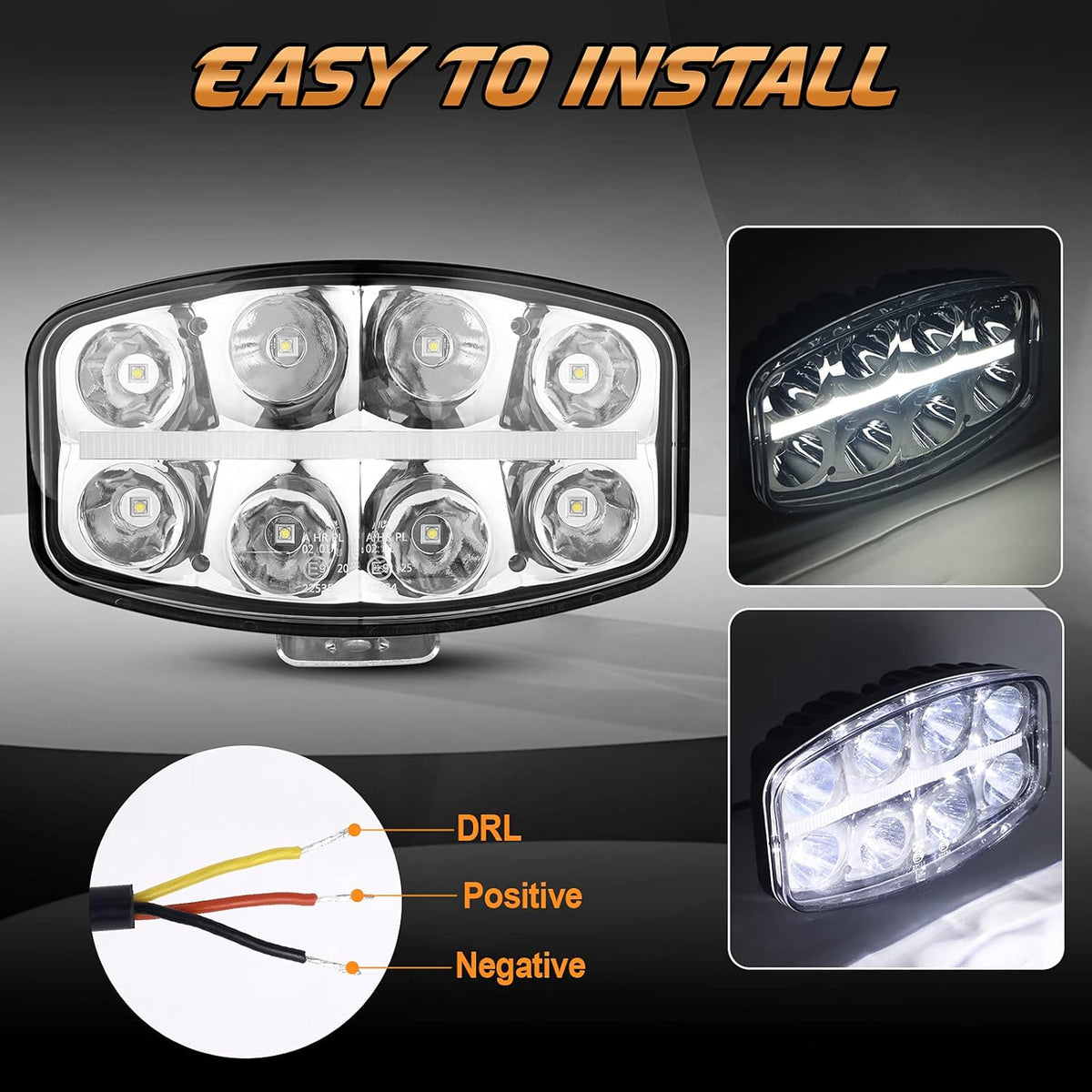 LED Work Light Driving Fog Light Off-Road Light LED Pods Flood & Spot Combo Beam G95911