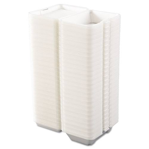 White Foam Hinged Lid Container Z6447