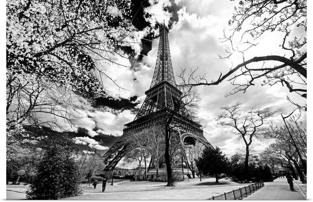 Eiffel Tower Paris Poster Print 60x40 Q5079