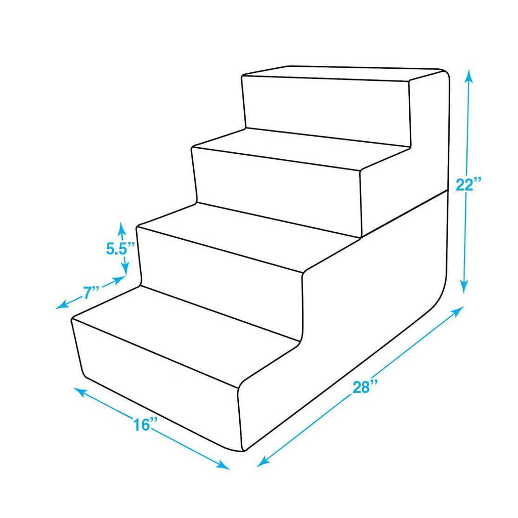 Foldable Pet Steps with CertiPUR-US Certified Foam J757727