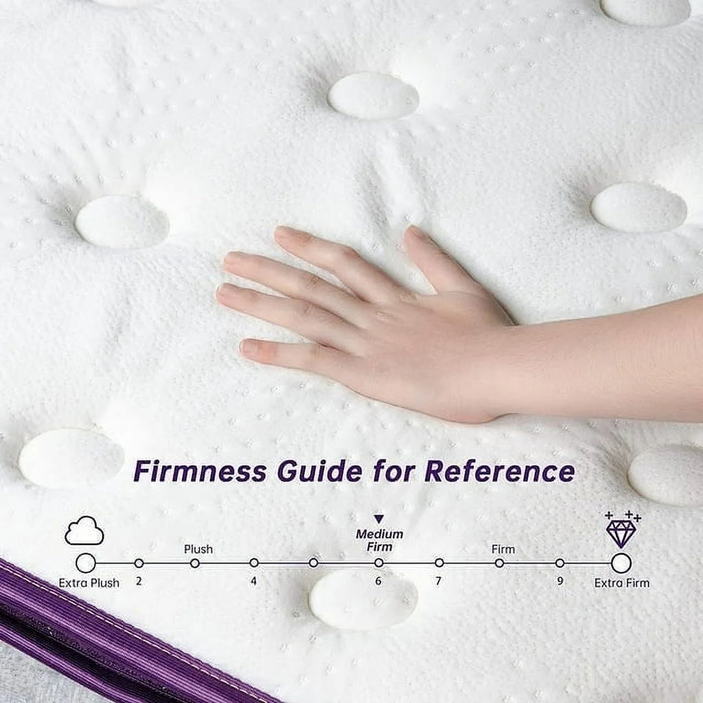 Full Size 10 inch Pillow Top Memory Foam Mattress D305192