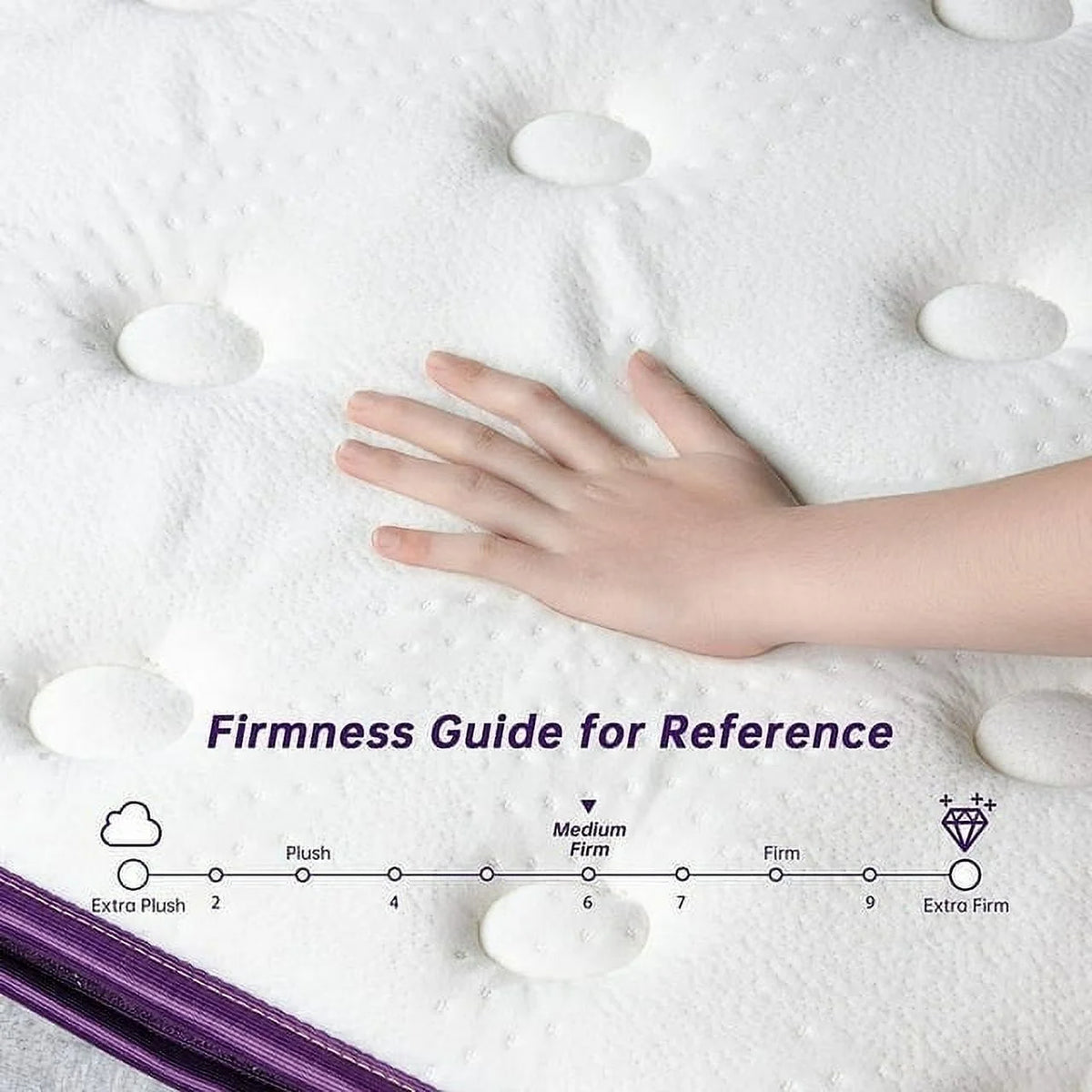Full Size 10 inch Pillow Top Memory Foam Mattress D305192
