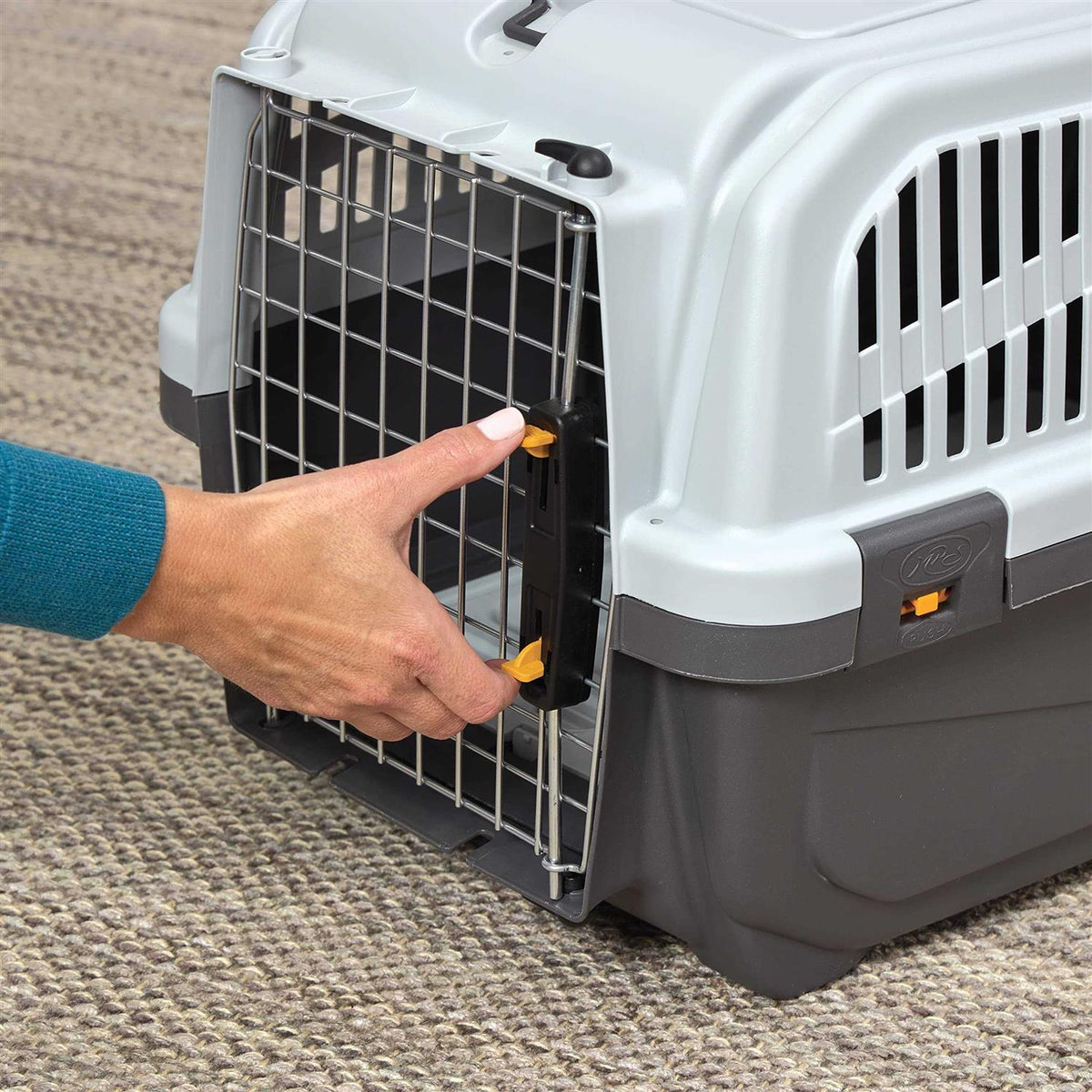 24” Plastic Cat Carrier with Litter Pan G2952