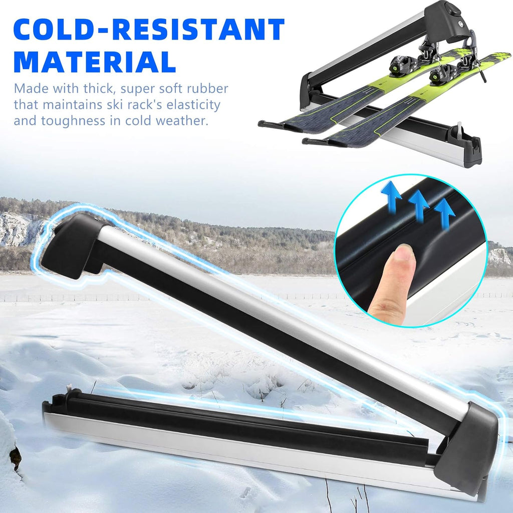 Aluminum Ski Rack Snowboard Roof Racks Q541
