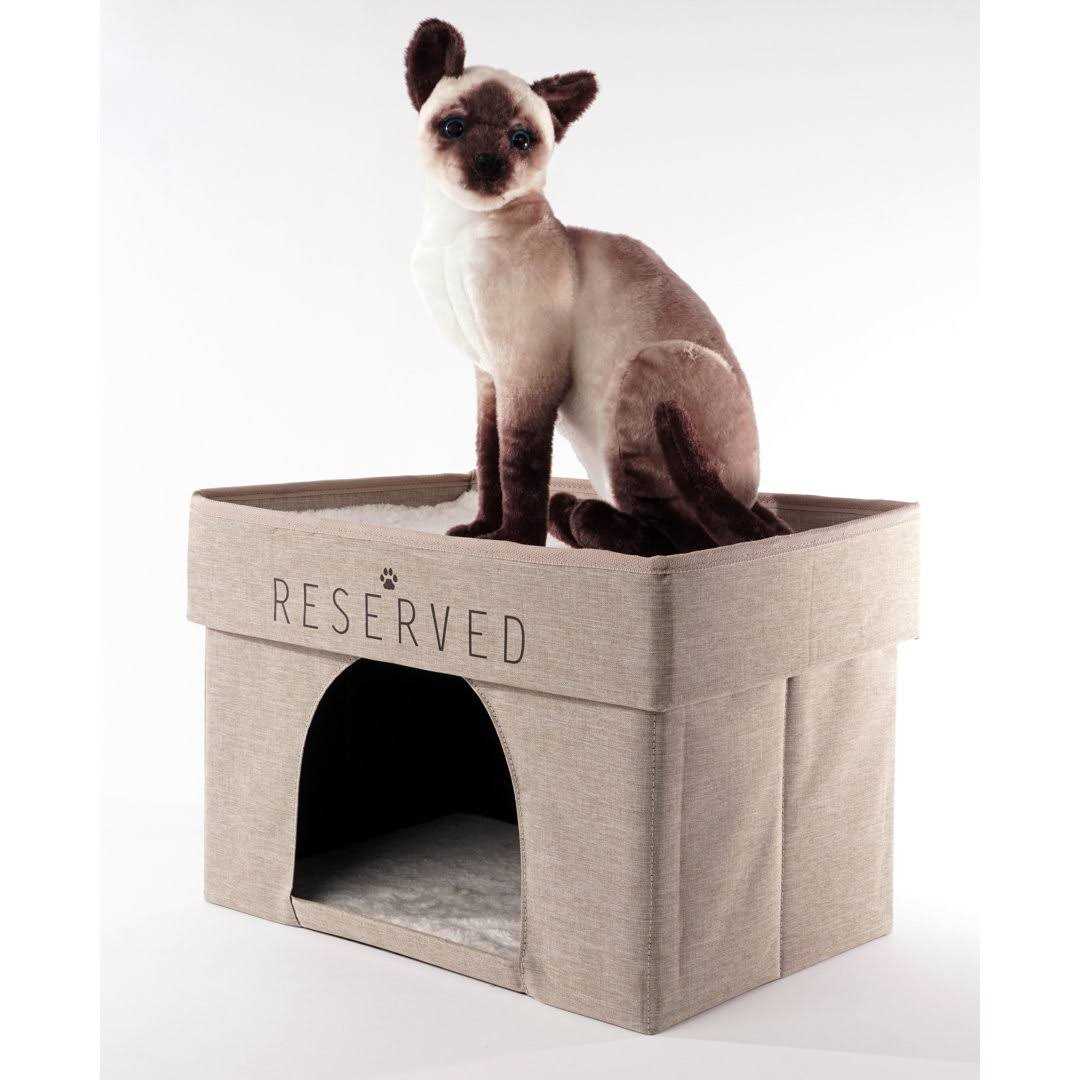 2-Tier Collapsible Cat Cave A47166