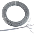 330ft 3/32'' Thru 1/8'' Vinyl Coated Wire Rope Galvanized Steel Cable 7x7 Strand O533239