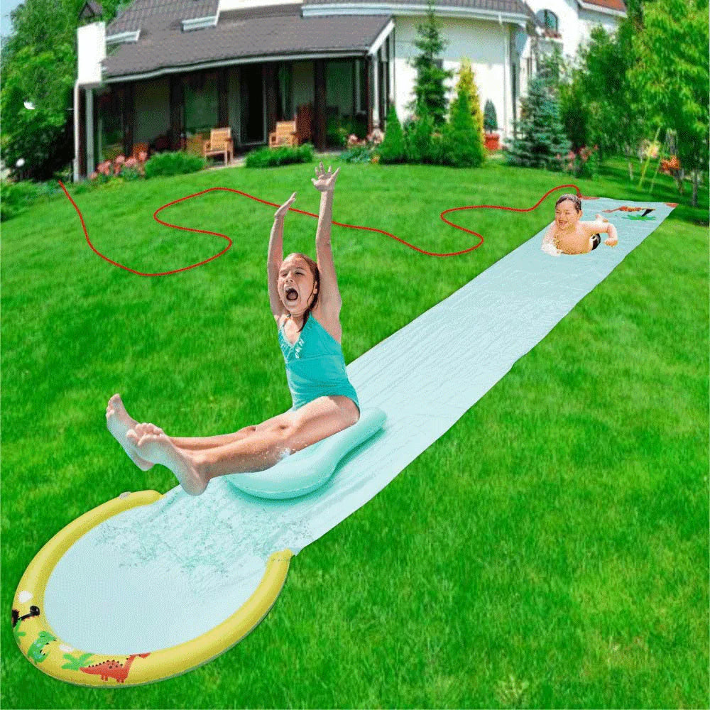 Water Slip and Slide with Body Board and Hose Attachment S8837