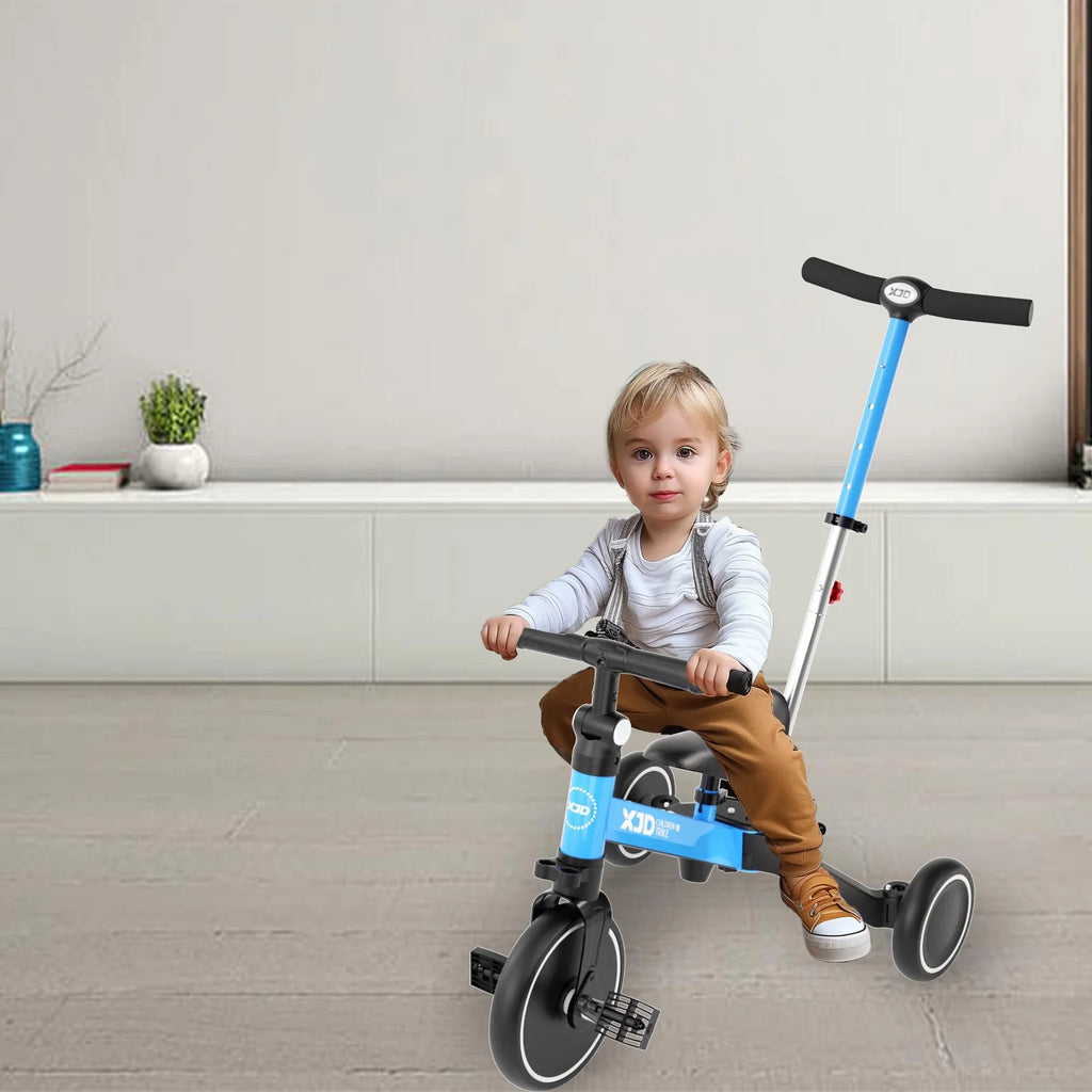7 in 1 Toddler Tricycle with Push Handle O612069