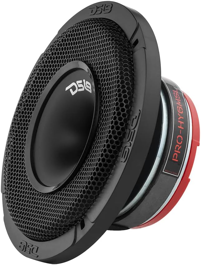 6.5 Shallow Hybrid Mid-Range Car Audio Loudspeaker with Built-in Driver and Grill 300W Max 8 Ohms 1 Speaker Z145