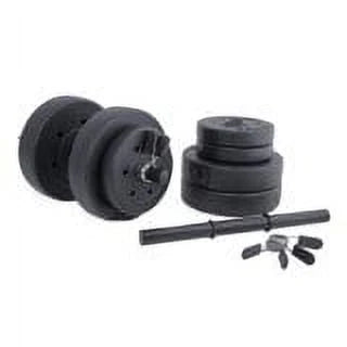 40lb Adjustable Vinyl Dumbbell Set X607971