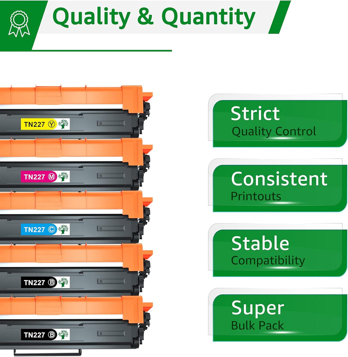 Compatible Toner Cartridge Replacement 5-Pack T8055