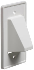 White 1-Gang Recessed Low Voltage Cable Plate I142061