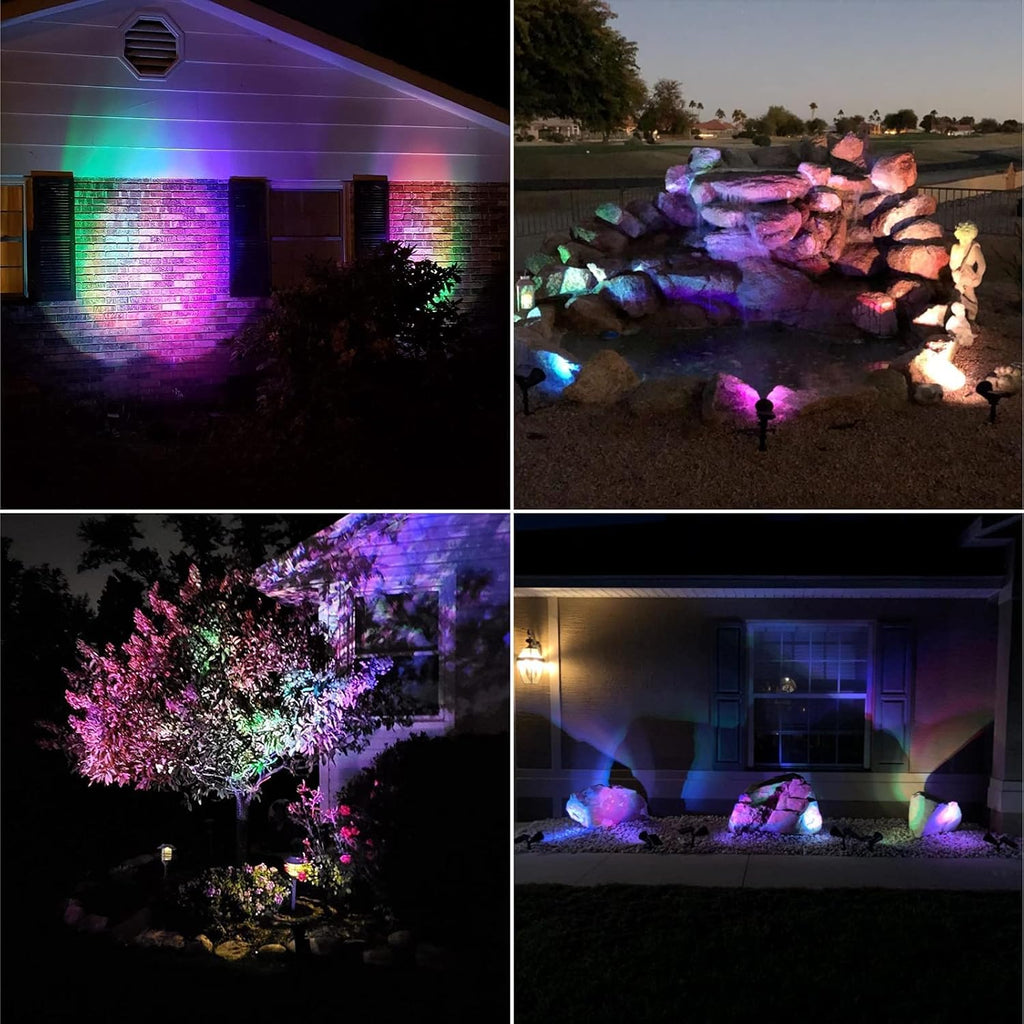 Solar Powered LED Garden Spotlights 4 PC S332