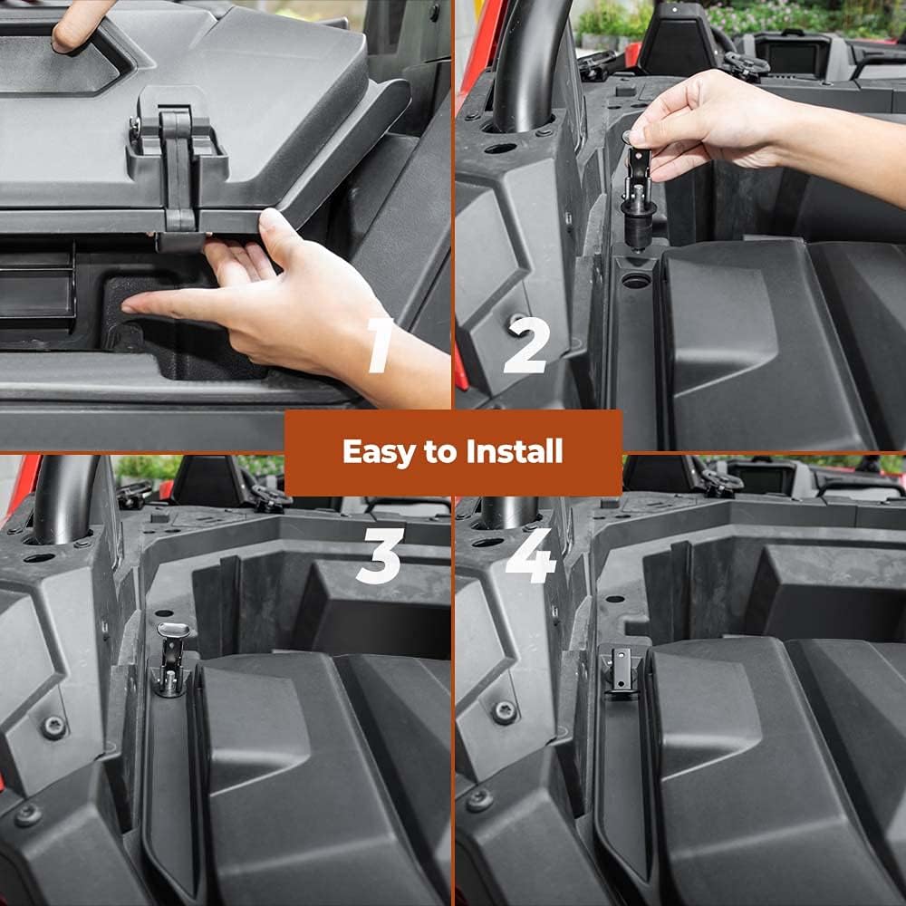 Storage Rear Cargo Box with Two Lockable Latches O473733