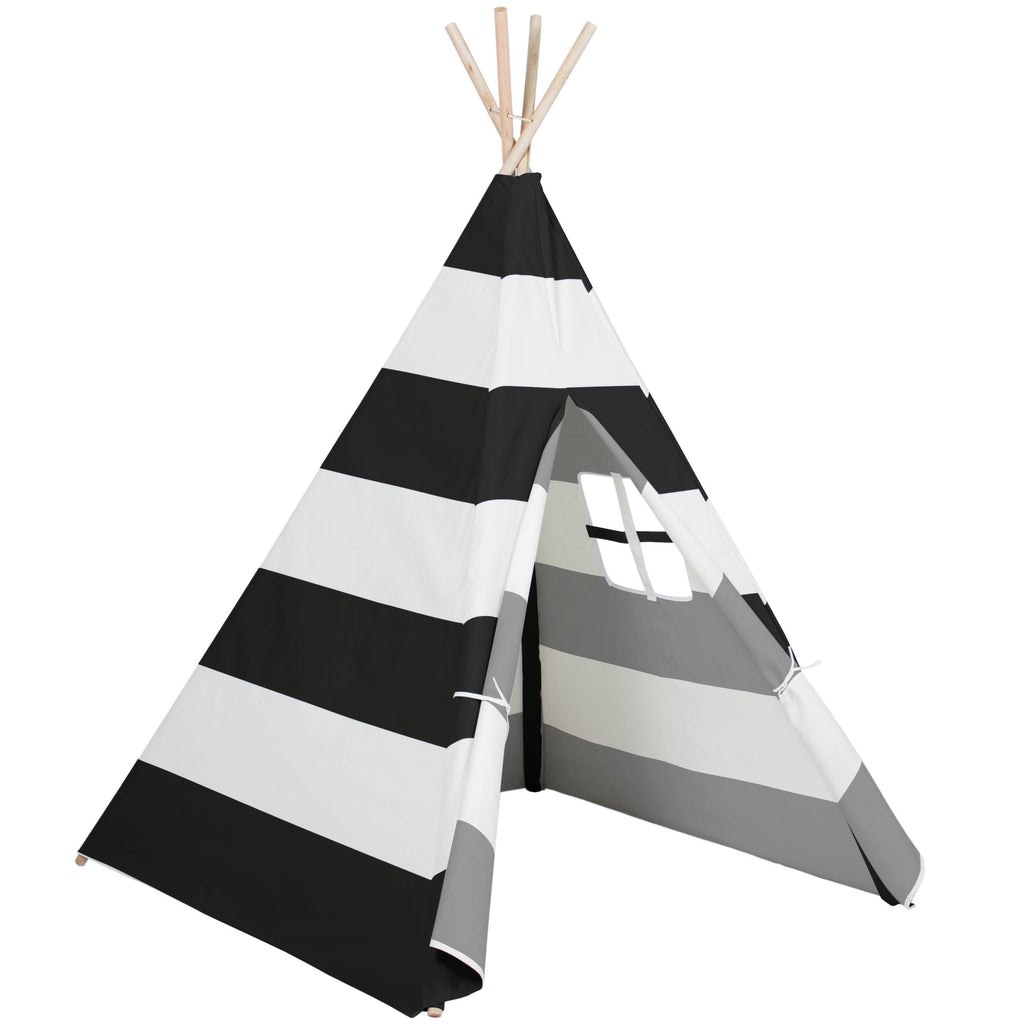 Indoor Kids Teepee Tent Playhouse with Carrying Case Q15098