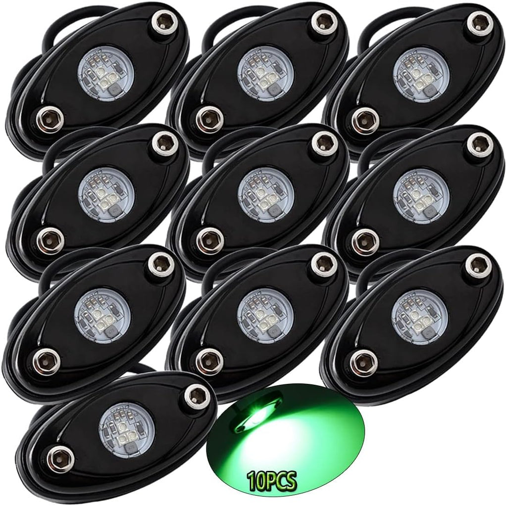 White LED Rock Lights 10PCS Waterproof K135