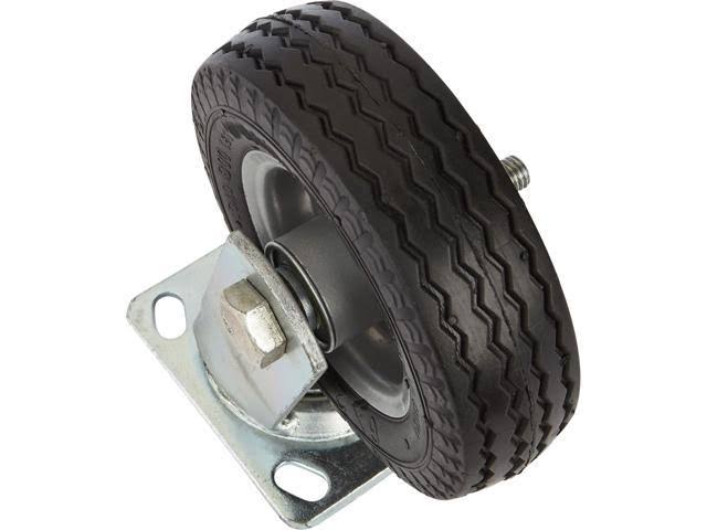 6in Swivel Flat-Free Rubber Foam Filled Caster 200lb Cap Sawtooth Tread M760