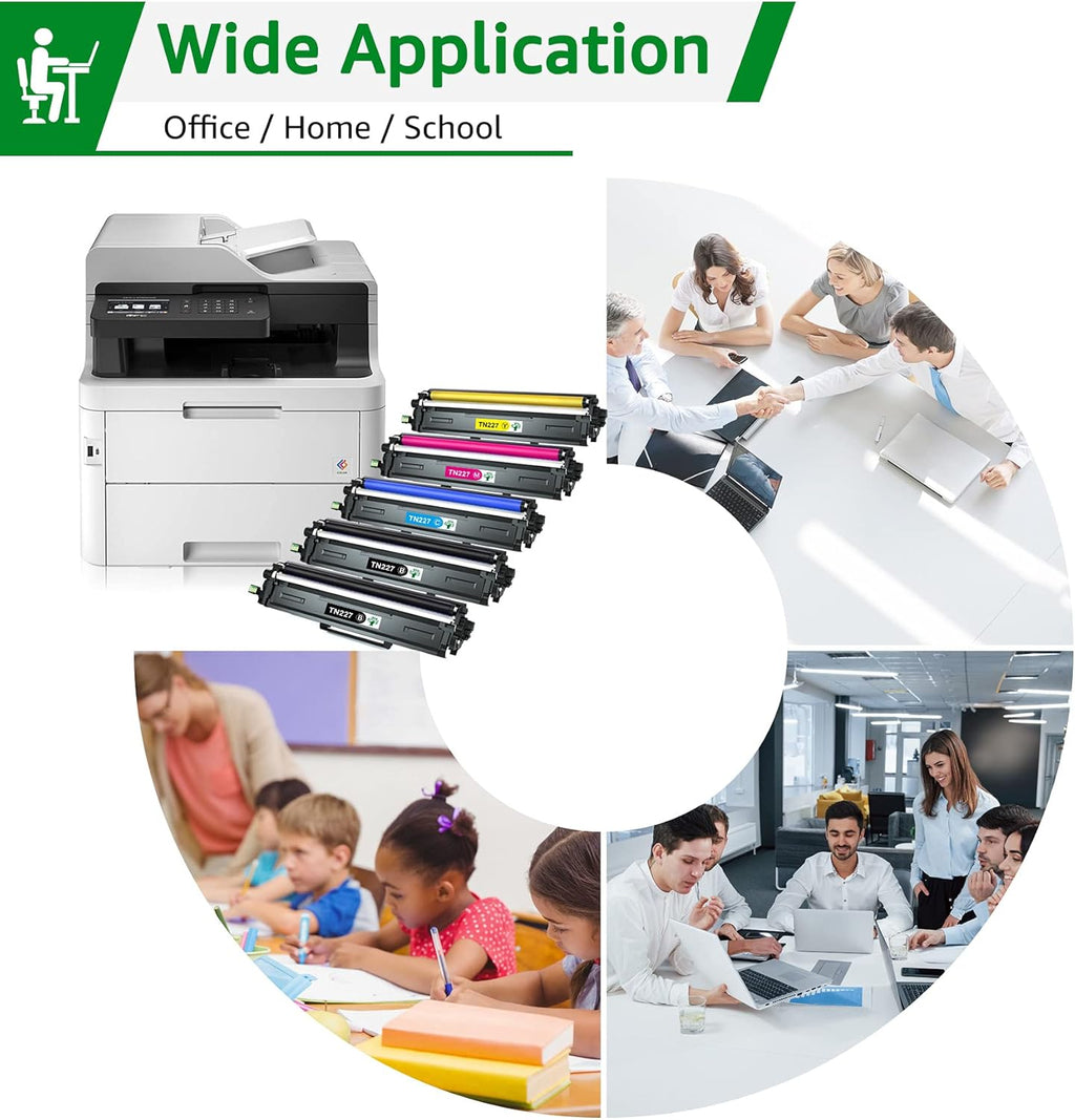 Compatible Toner Cartridge Replacement 5-Pack T8055