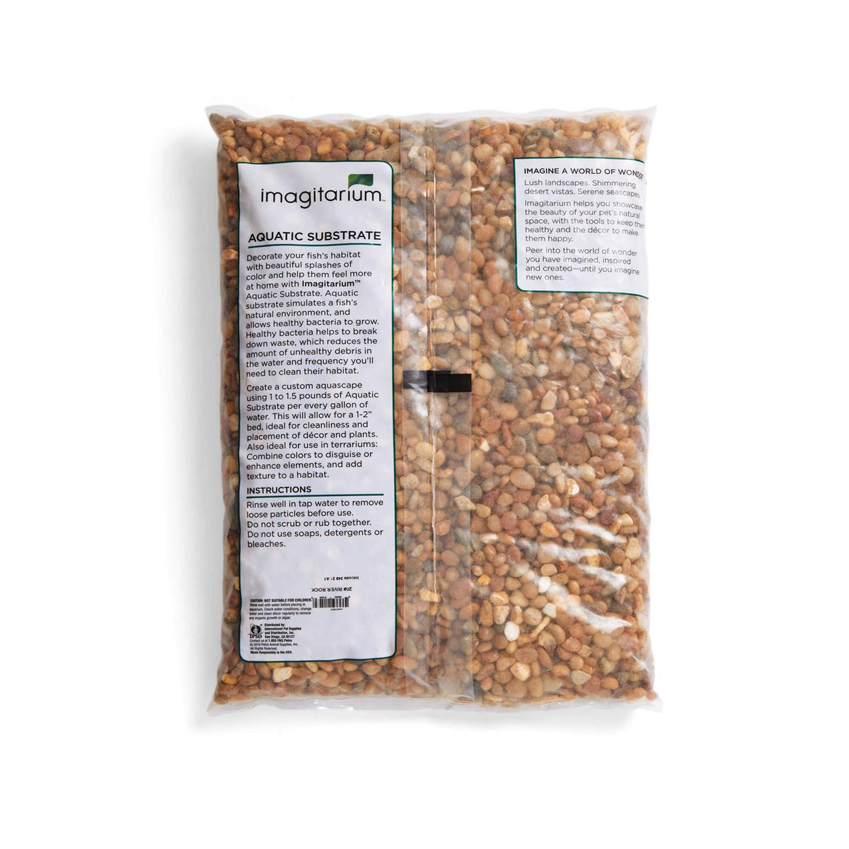 River Rock Aquarium Gravel Y87562